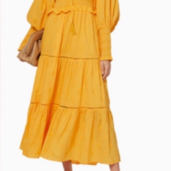 Farm Rio yellow pineapple dress new without tags - Picture 3 of 12